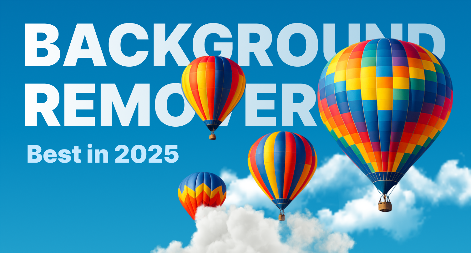 Colorful hot air balloons floating in a clear blue sky