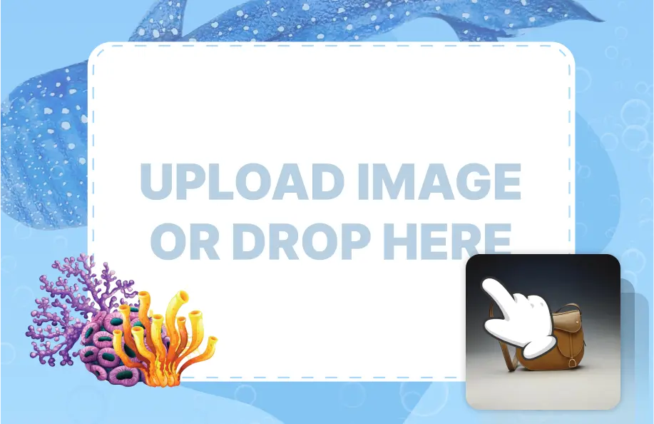 Step 1: Upload your image - Multiple upload options including file upload, URL import, and drag & drop